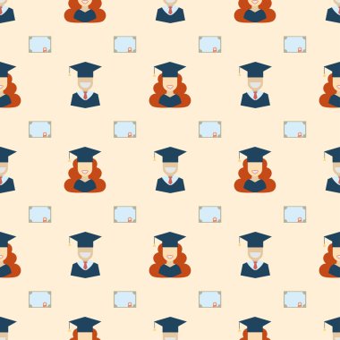 Dikişsiz mezuniyet kutlama arka plan