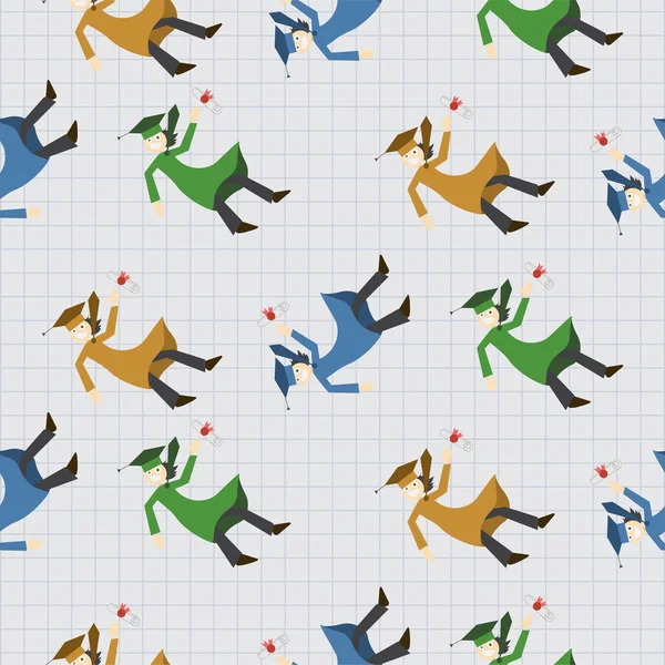 mutlu öğrenci çocuklar atarak