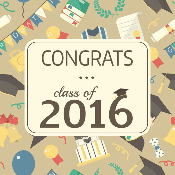 Выпускной Празднование приглашения или открытки
