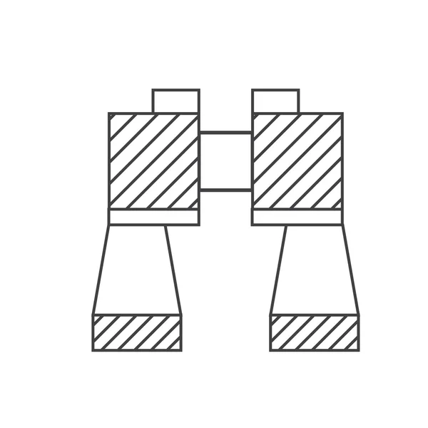 Ícono del esquema de prismáticos . — Foto de Stock