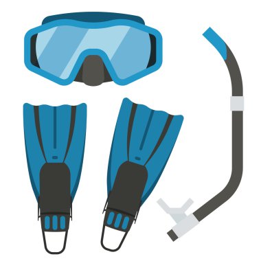 Snorkeling and Diving Equipment  clipart