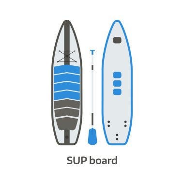 SUP kurulu ve kürek seti