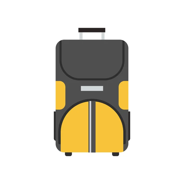 Roda saco amarelo — Fotografia de Stock