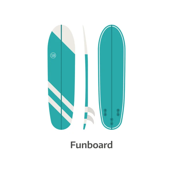 Funboard szörfözés íróasztal — Stock Fotó