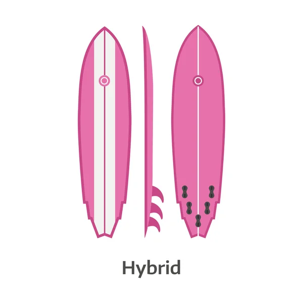 Hybrid-Longboard-Surftisch — Stockfoto