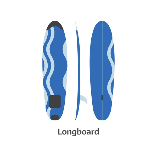 Longboard-Surftisch — Stockfoto