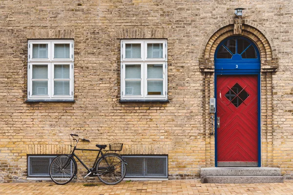Street, Door and Bike in Copenhagen