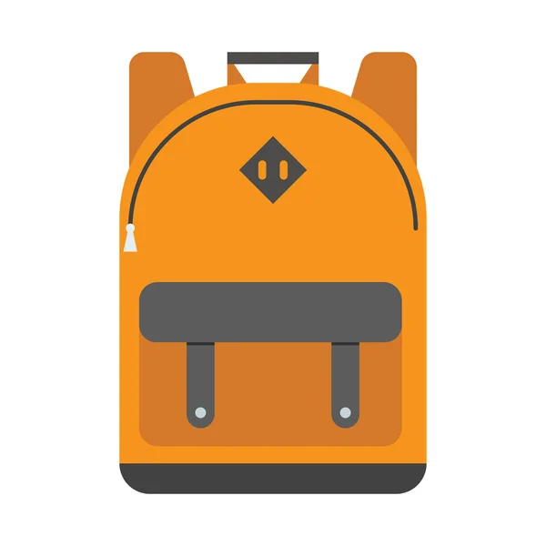 School Backpack Icon — Stock Photo, Image