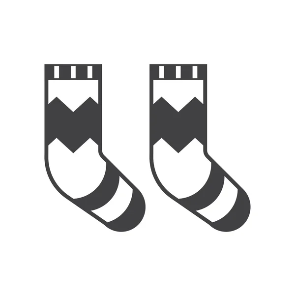 Socken-Ikone — Stockvektor