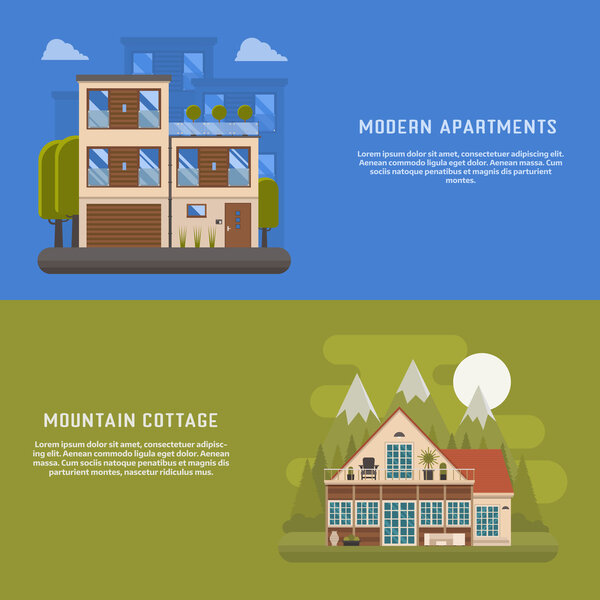 Баннеры скандинавского Дома дизайна
