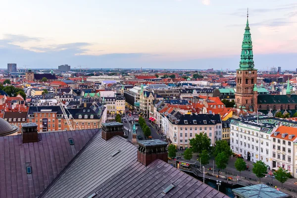 哥本哈根城市天际线 — 图库照片