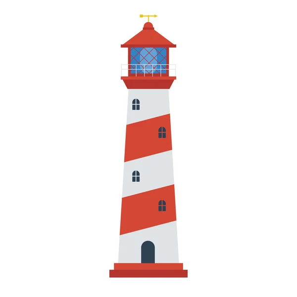 Icono del vector del faro — Vector de stock