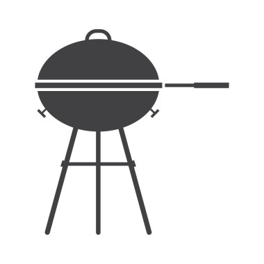 Barbekü Izgara vektör simgesi
