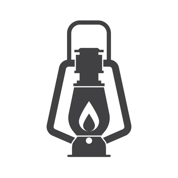 Camping Lantern vektor symbol — Stock vektor