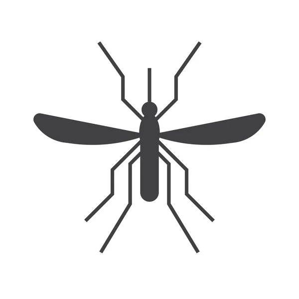 Icône contour mousquito — Image vectorielle