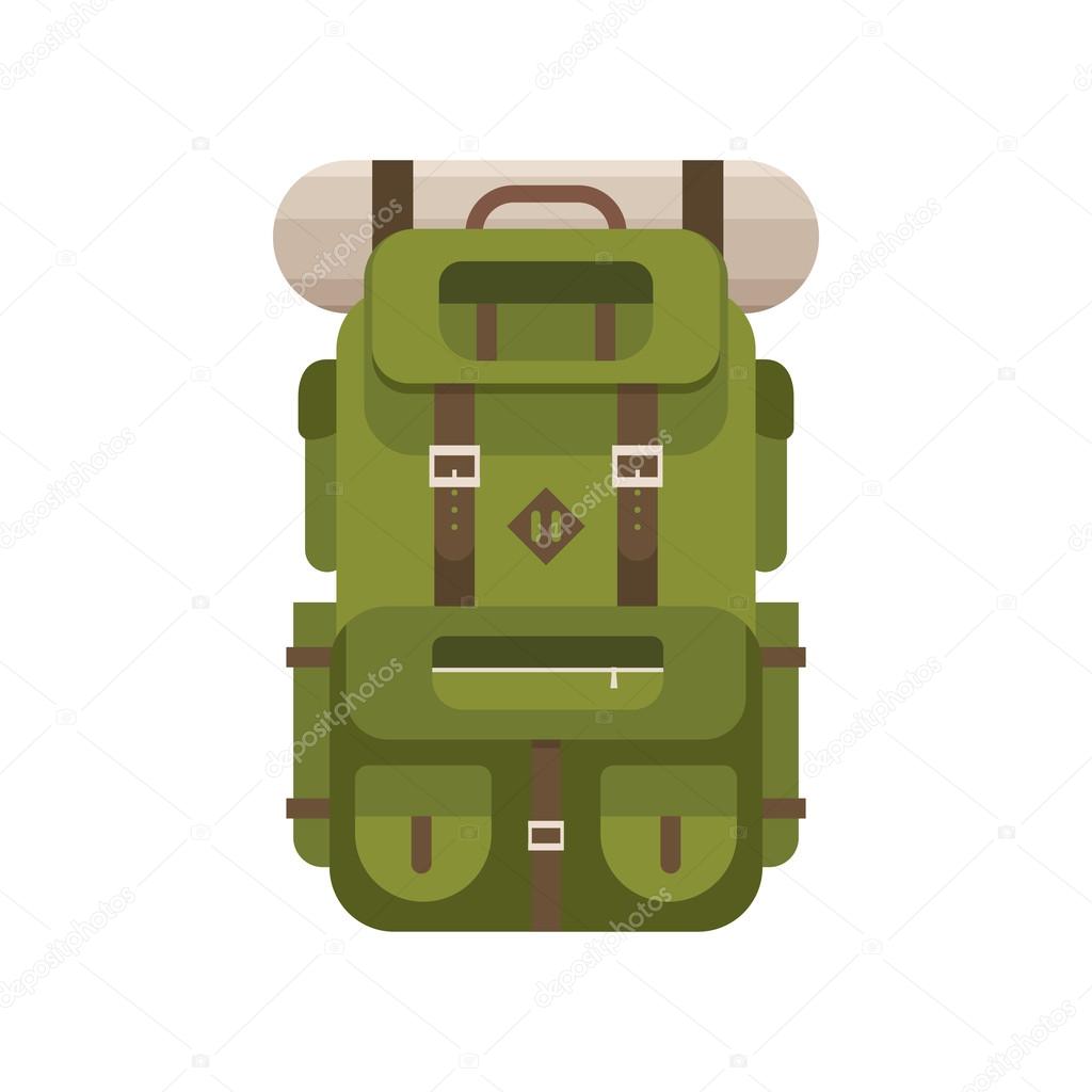 Tourist Backpack Icon