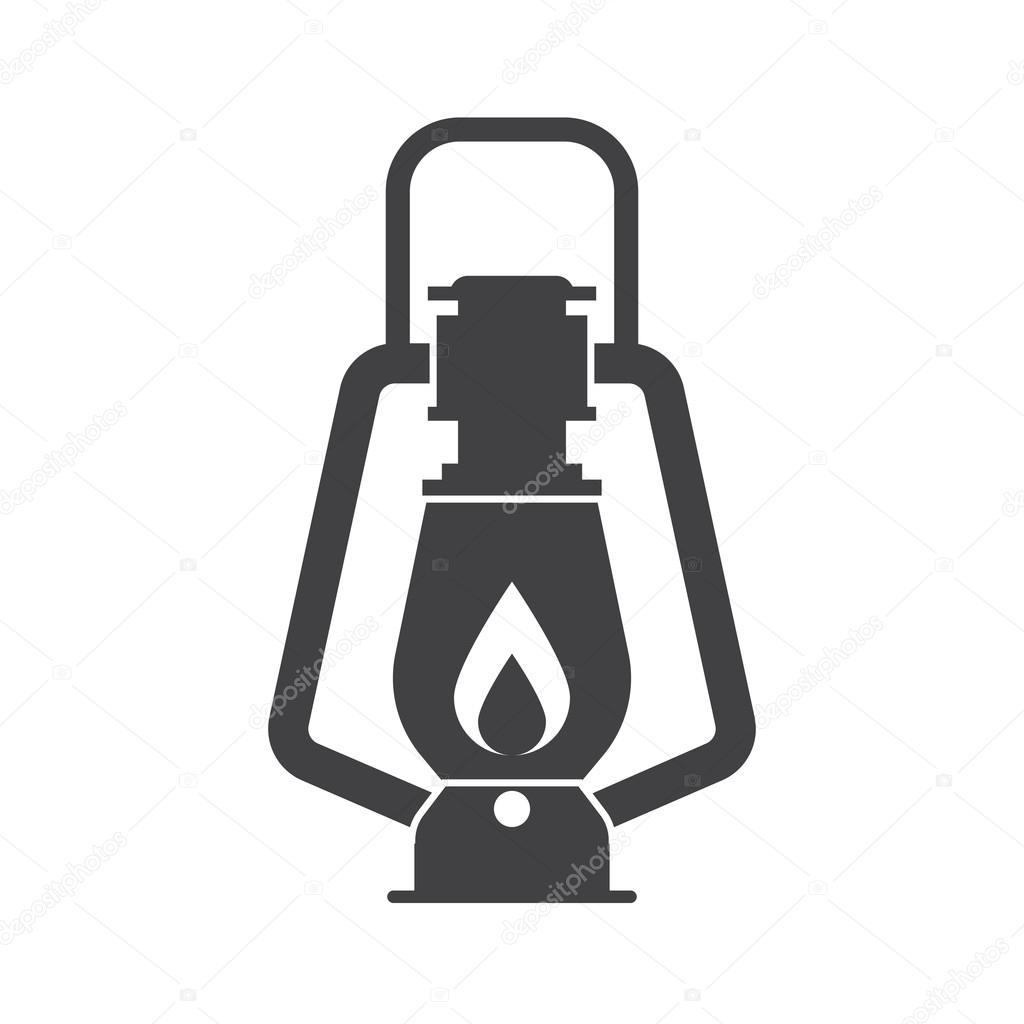 Camping Lantern Vector Icon