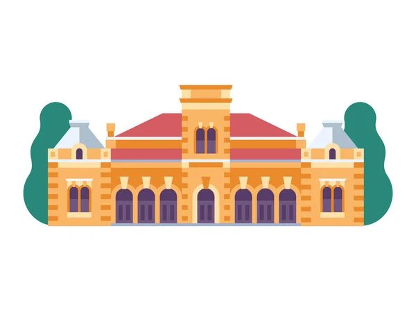 Новий Сад Замок Едсег Палац Ікона на Флеті — стоковий вектор