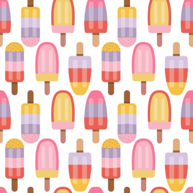 Meyveli dondurma şerbeti ve dondurma kalıbı