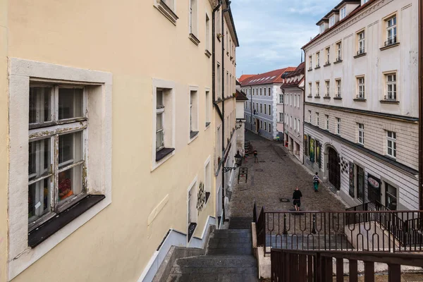 Bratislava Old Town Medieval Street High View — Stock fotografie