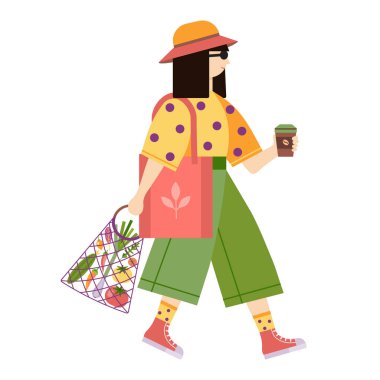 Sıfır Atık Atan Asyalı Kadın