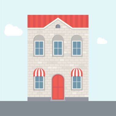 Evin vektör illüstrasyonu.