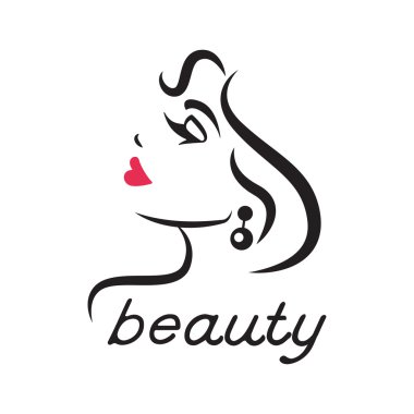 Güzellik Salonu için göz alıcı logo.