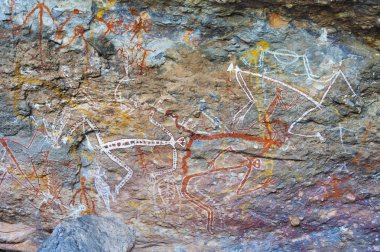 Aboriginal Rock Paintings clipart