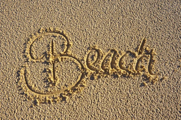 'Kuma yazılı Beach'.