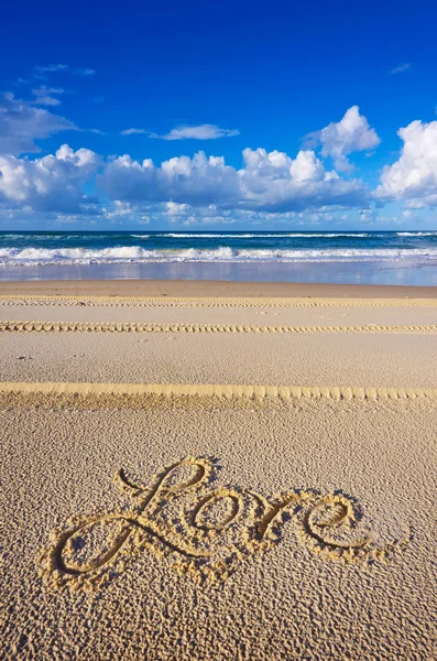 Amor la playa — Foto de Stock