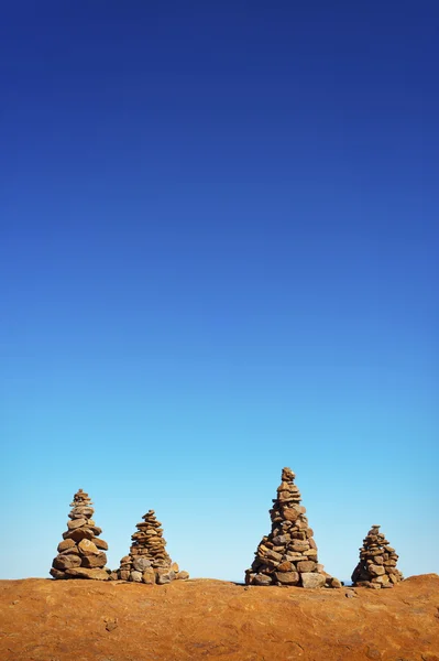 İnsan Cairns Hiking Trail üzerinde yapımı