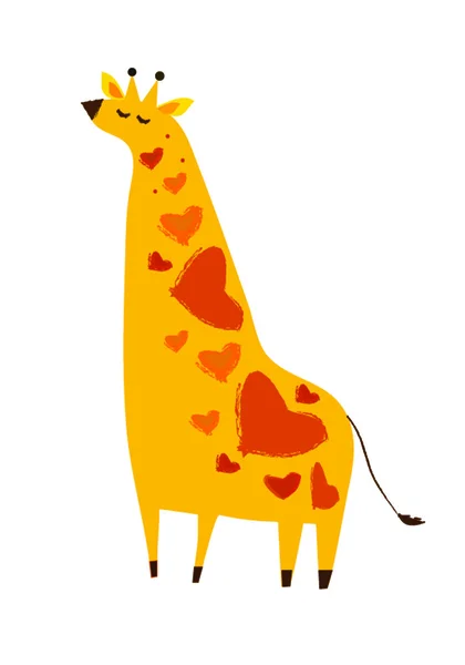 Aşk zürafa Hearts