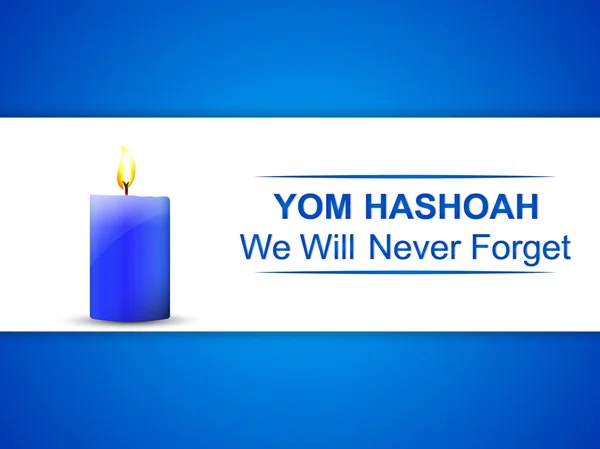 Yom hashoah abstrakt — Stockvektor