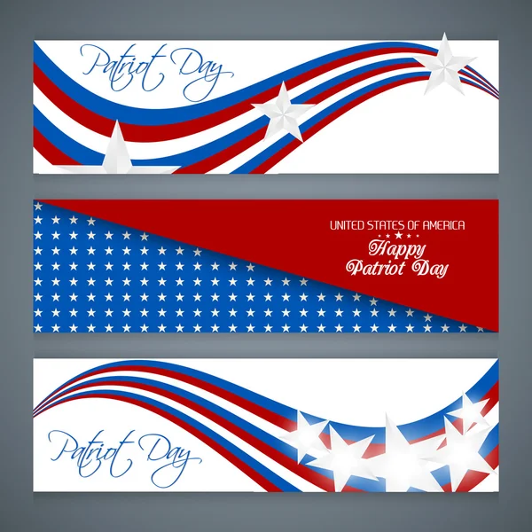 Patriot Day Abstract — Stock vektor