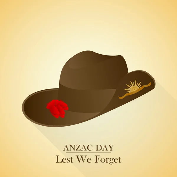 Día de Anzac Resumen — Archivo Imágenes Vectoriales