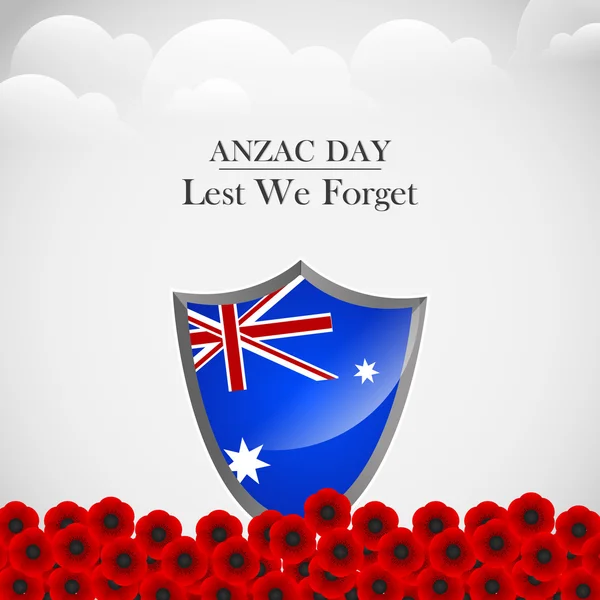 Anzac Day Abstract — Stock Vector