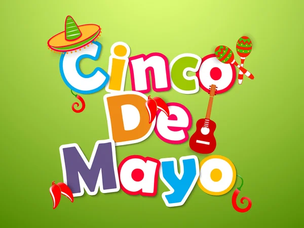 Cinco de mayo — Vector de stock