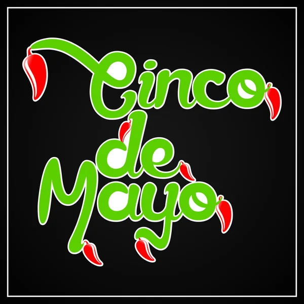 Cinco de mayo — Stockvector