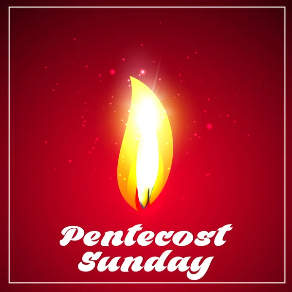 Pentecost Sonntag Abstract — Stockvektor