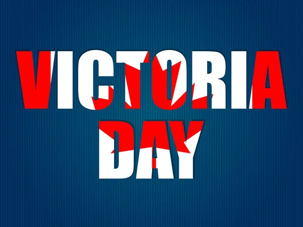 Victoria Day Canada — Stock Vector