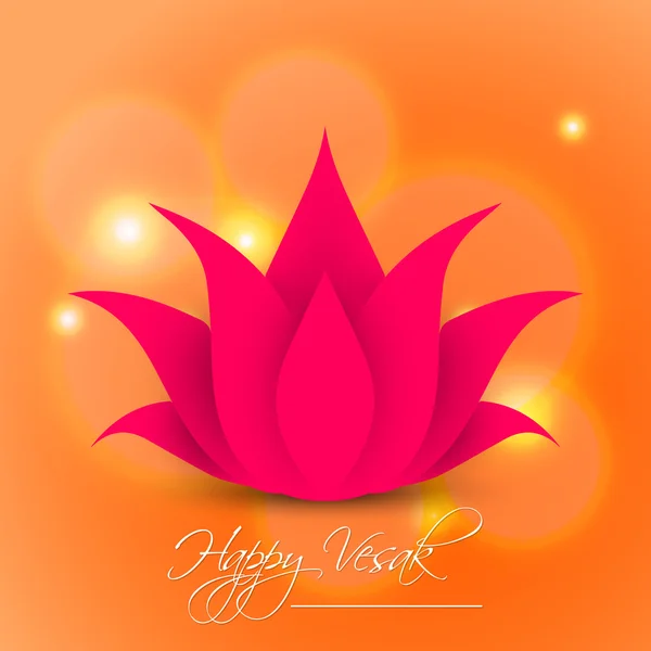 Fondo del día de Vesak — Vector de stock