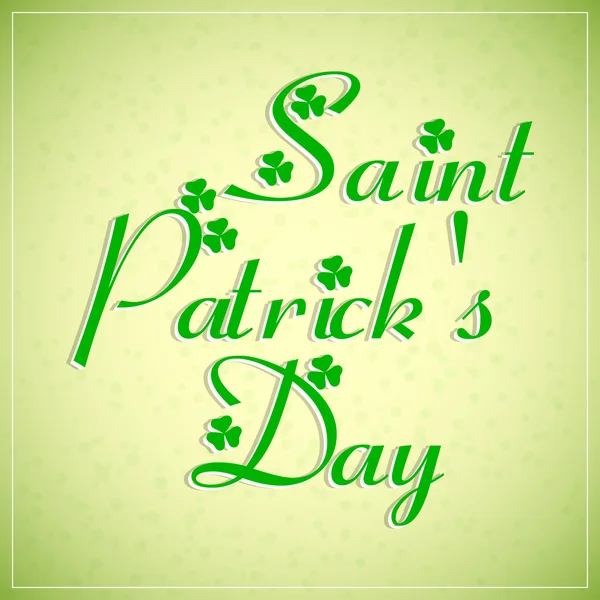 Saint patrick jour — Image vectorielle