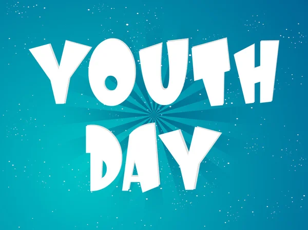 Youth Day Background. — Stock Vector