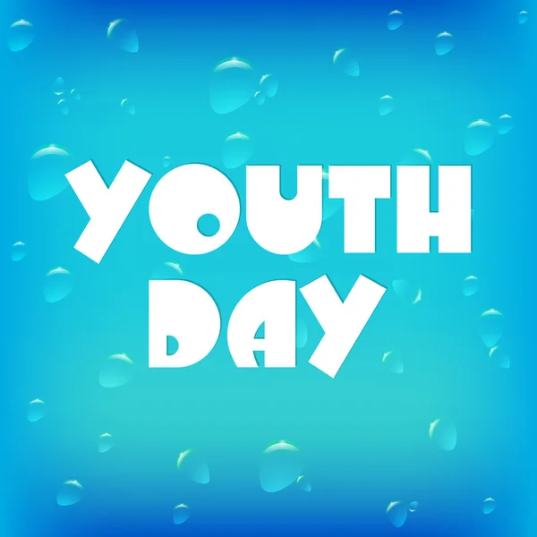 Youth Day Background. — Stock Vector