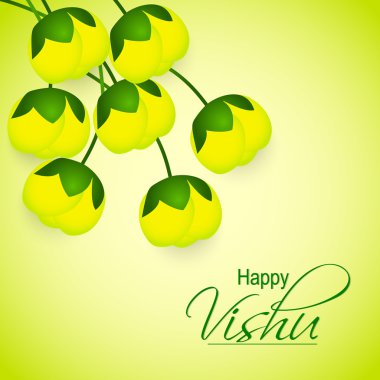 Mutlu Vishu arka plan