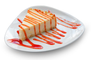 çilek ile lezzetli peynirli kek 