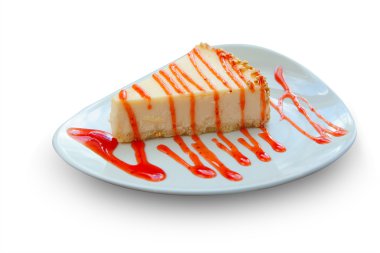 çilek ile lezzetli peynirli kek 