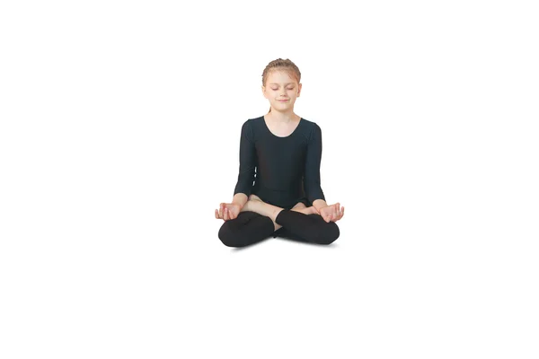 Dziewczynka medytacji — Zdjęcie stockowe
