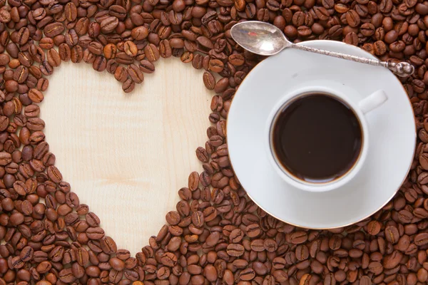 Kaffee Milch Draufsicht — Stockfoto