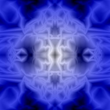 Psychedelic desen. Soyutlama mavi arka plan